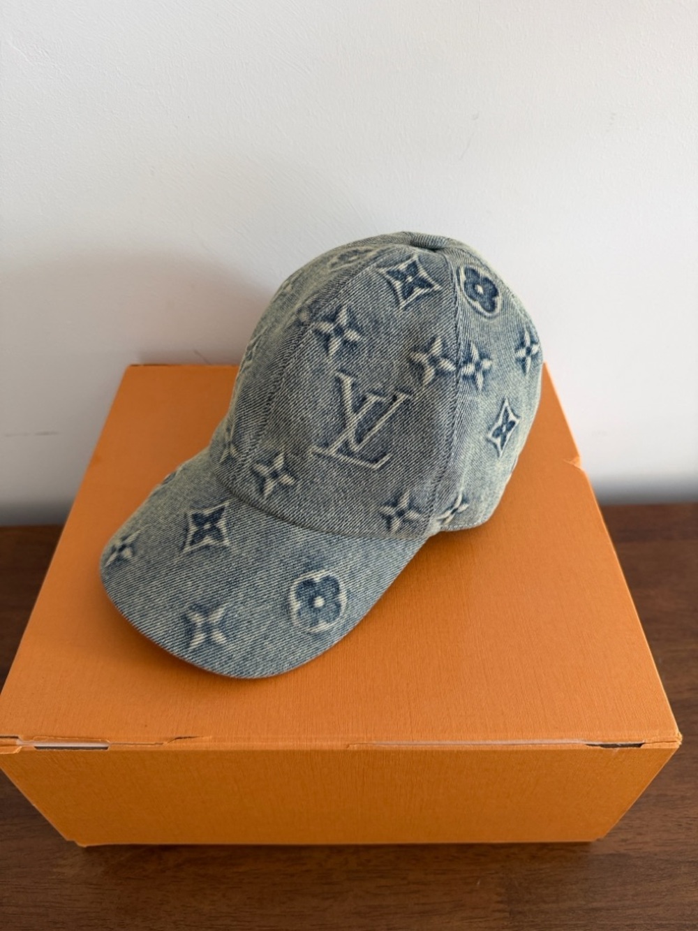 Louis Vuitton Denim Baseball Cap - Greenish Light Blue